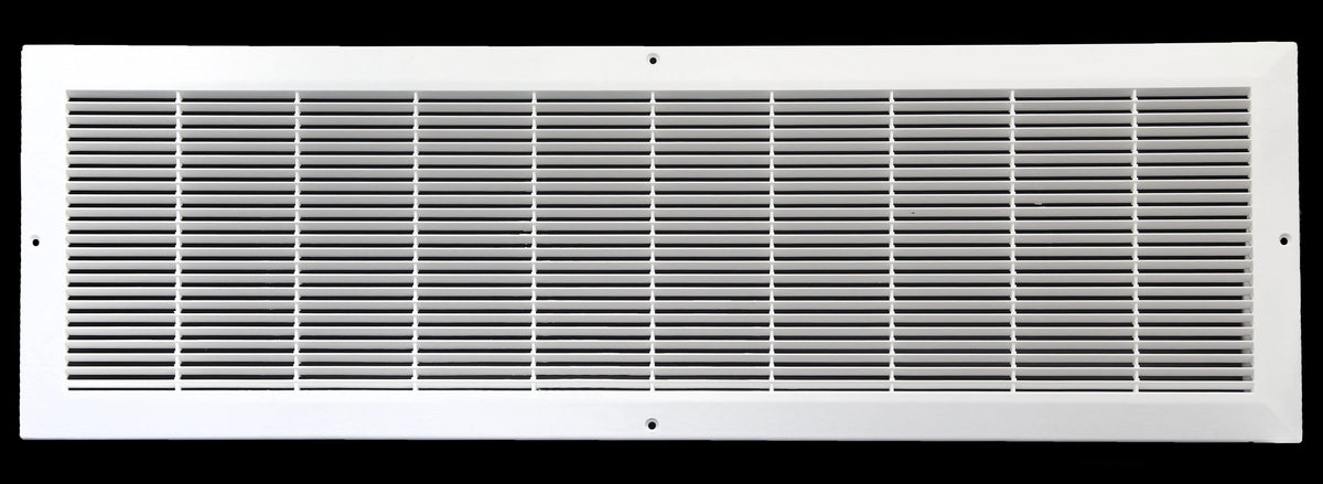 30&quot; x 8&quot; HVAC Return Air Grille  - Plastic Never Rust Vent Duct Cover - For Wall &amp; Ceiling