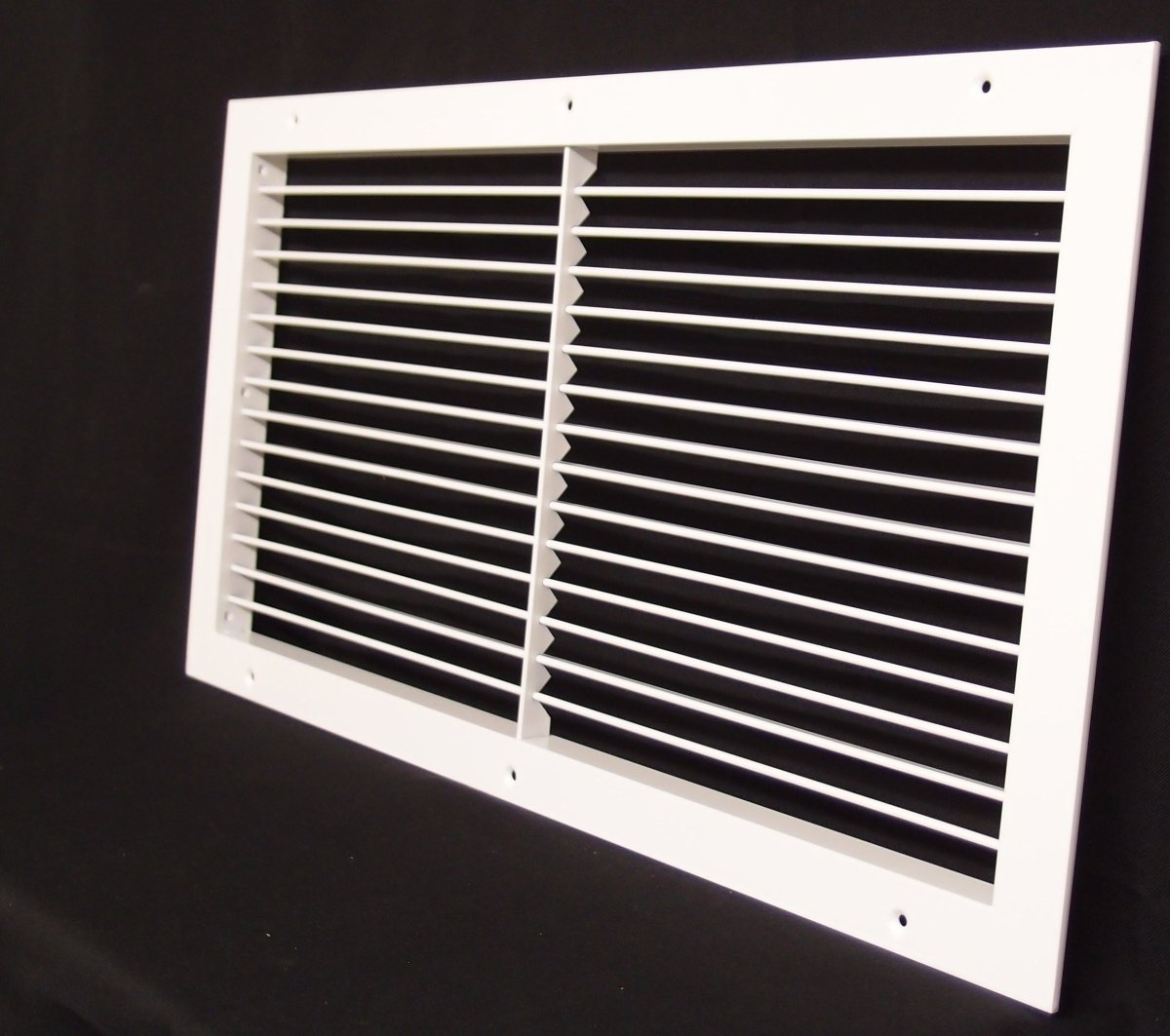 30&quot;w X 12&quot;h Aluminum Adjustable Return/Supply HVAC Air Grille - HVAC PremiumRGADJ - 3012