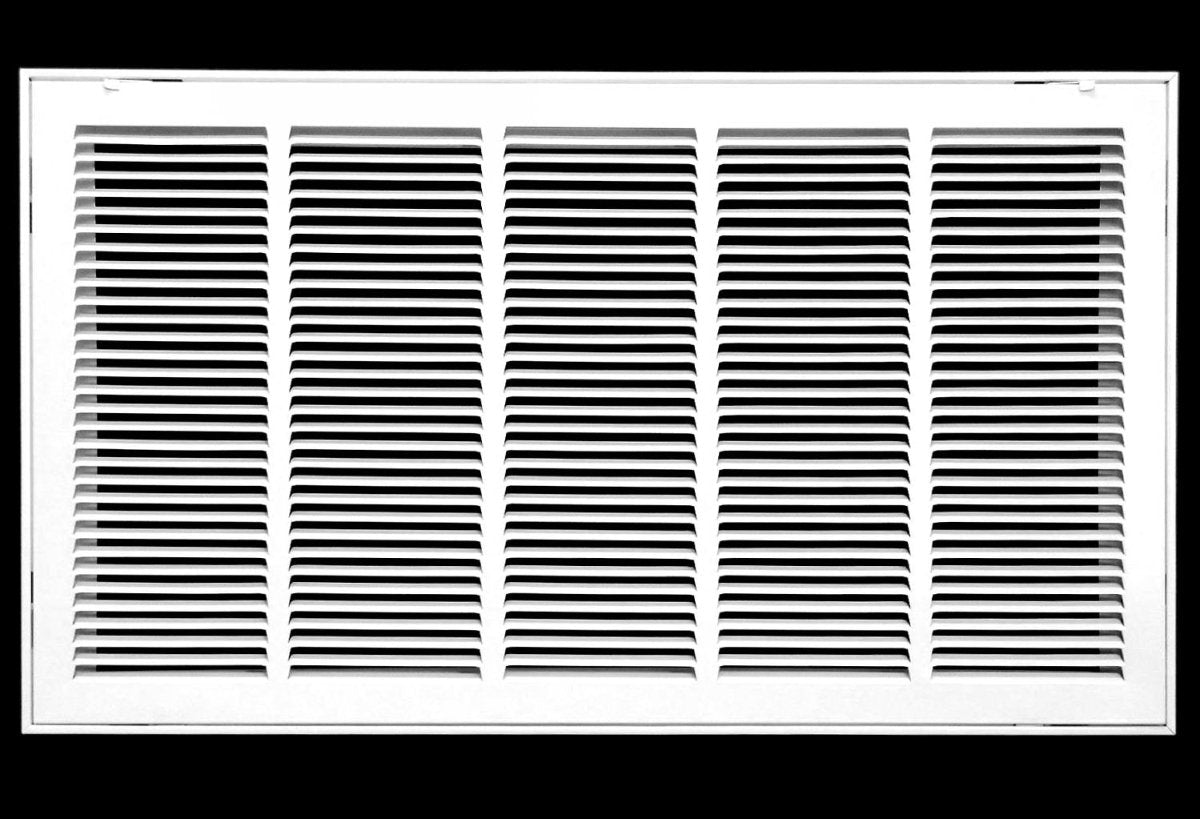 32" X 16" Steel Return Air Filter Grille for 1" Filter - Removable Frame - [Outer Dimensions: 34 5/8" X 18 5/8"] - HVAC PremiumRFG3216 HP