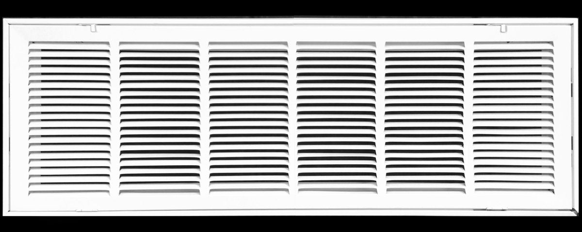 36" X 10" Steel Return Air Filter Grille for 1" Filter - Fixed Hinged - [Outer Dimensions: 38 5/8" X 12 5/8"] cvbnm, - HVAC Premium190 36X10 FBA