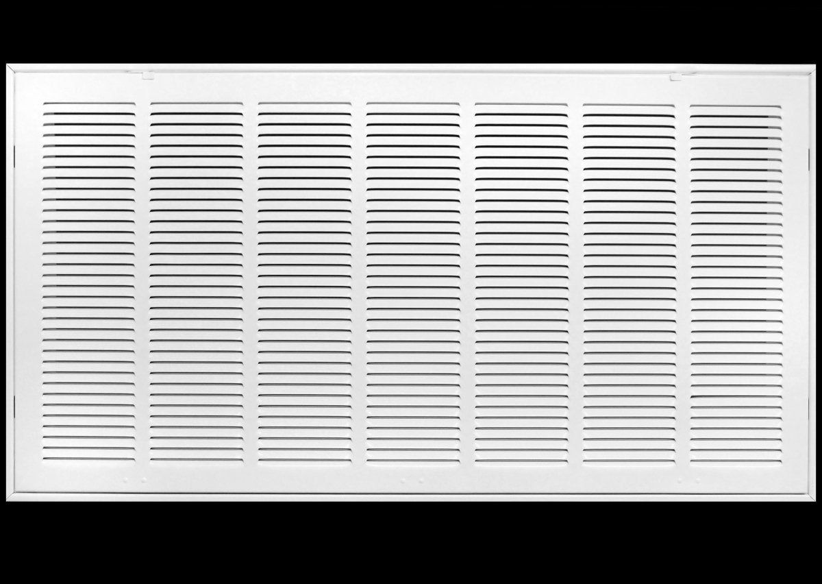 36" X 24" Steel Return Air Filter Grille for 1" Filter - Fixed Hinged - [Outer Dimensions: 38 5/8" X 26 5/8"] - HVAC Premium190 36X24 FBA