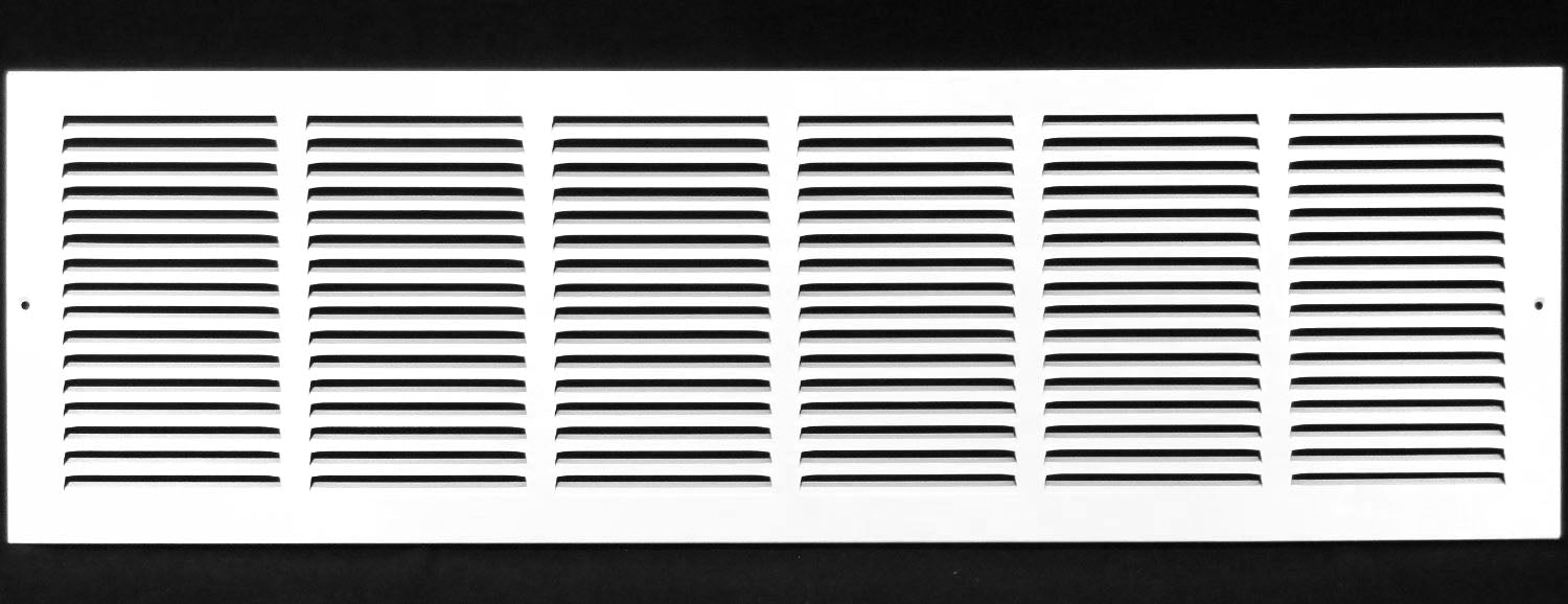 36" X 8" Air Vent Return Grilles - Sidewall and Ceiling - Steel
