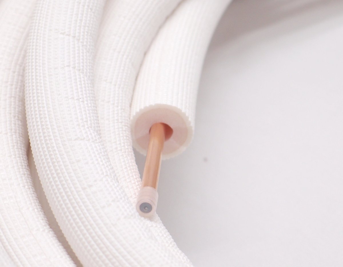 3/8" Insulated Copper Coil Line - 1/2" White Insulation - 15' Long - HVAC PremiumCL 38 12W 15