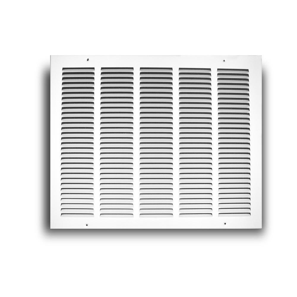 40"W X 6"H [Duct Opening] Steel Air Vent Return Grille - HVAC VENT DUCT COVER DIFFUSER - [Outer Dimensions: 41.75"W X 7.75"H] - HVAC Premium170 40X06 FBA