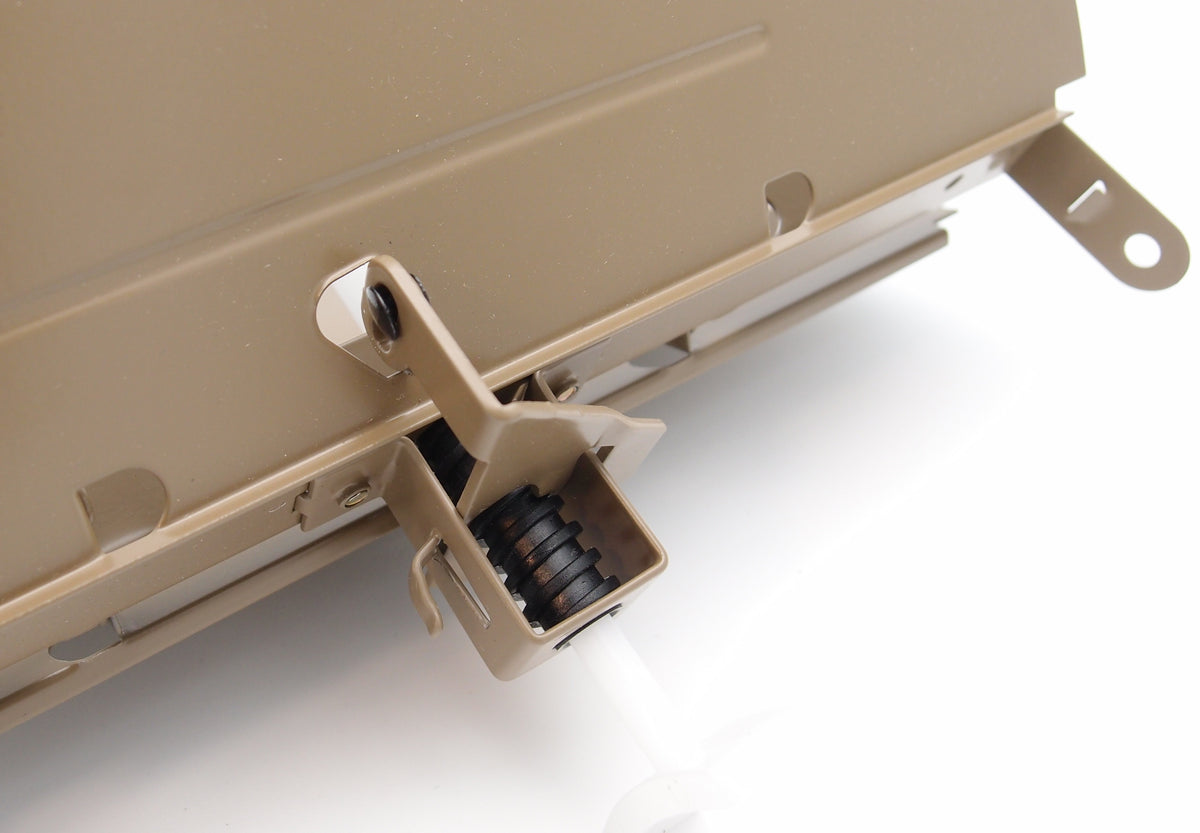 8&quot; BUTTERFLY DAMPER - Control Your Airflow on drop ceiling grilles of 24x24 (8&quot; round duct opening)