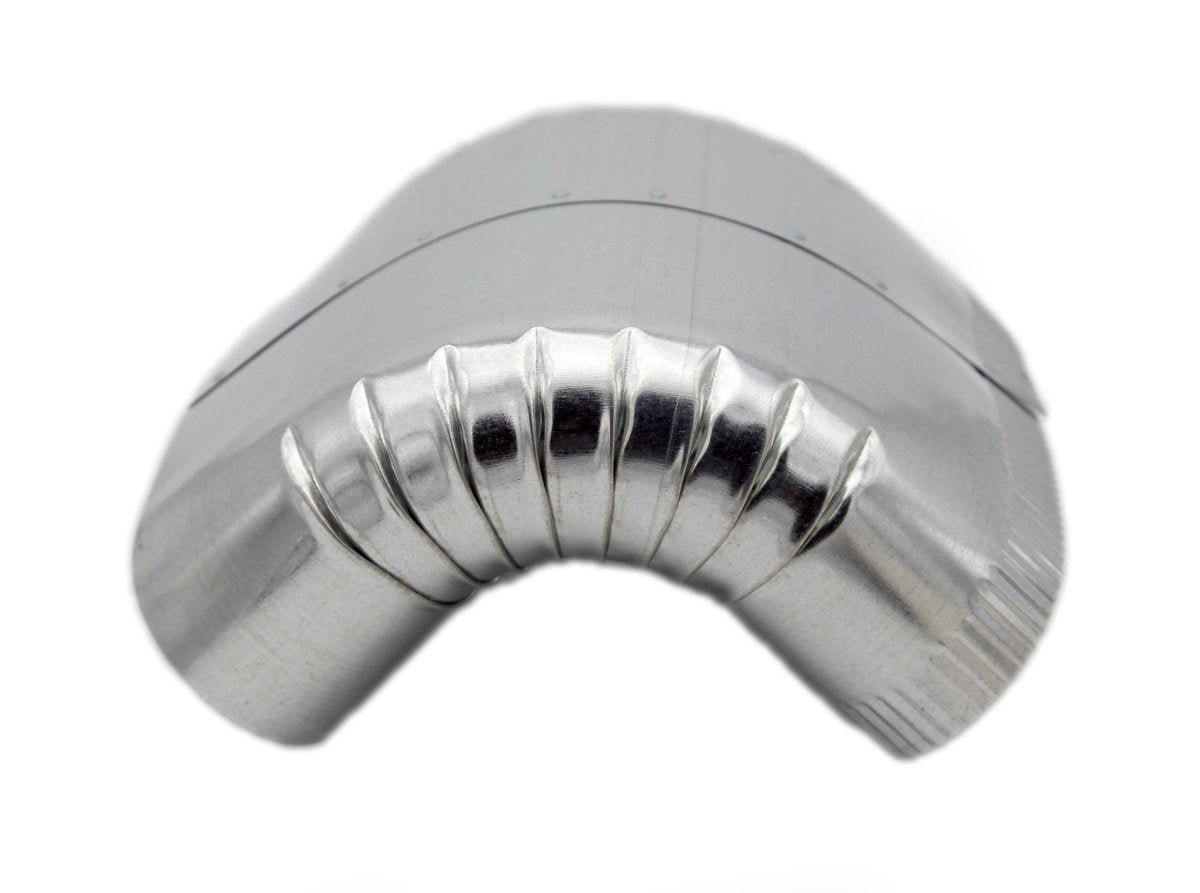 6&quot; Galvanized Sheet Metal 90 Degree Oval Vertical Angle Elbow - HVAC Premium690VRT