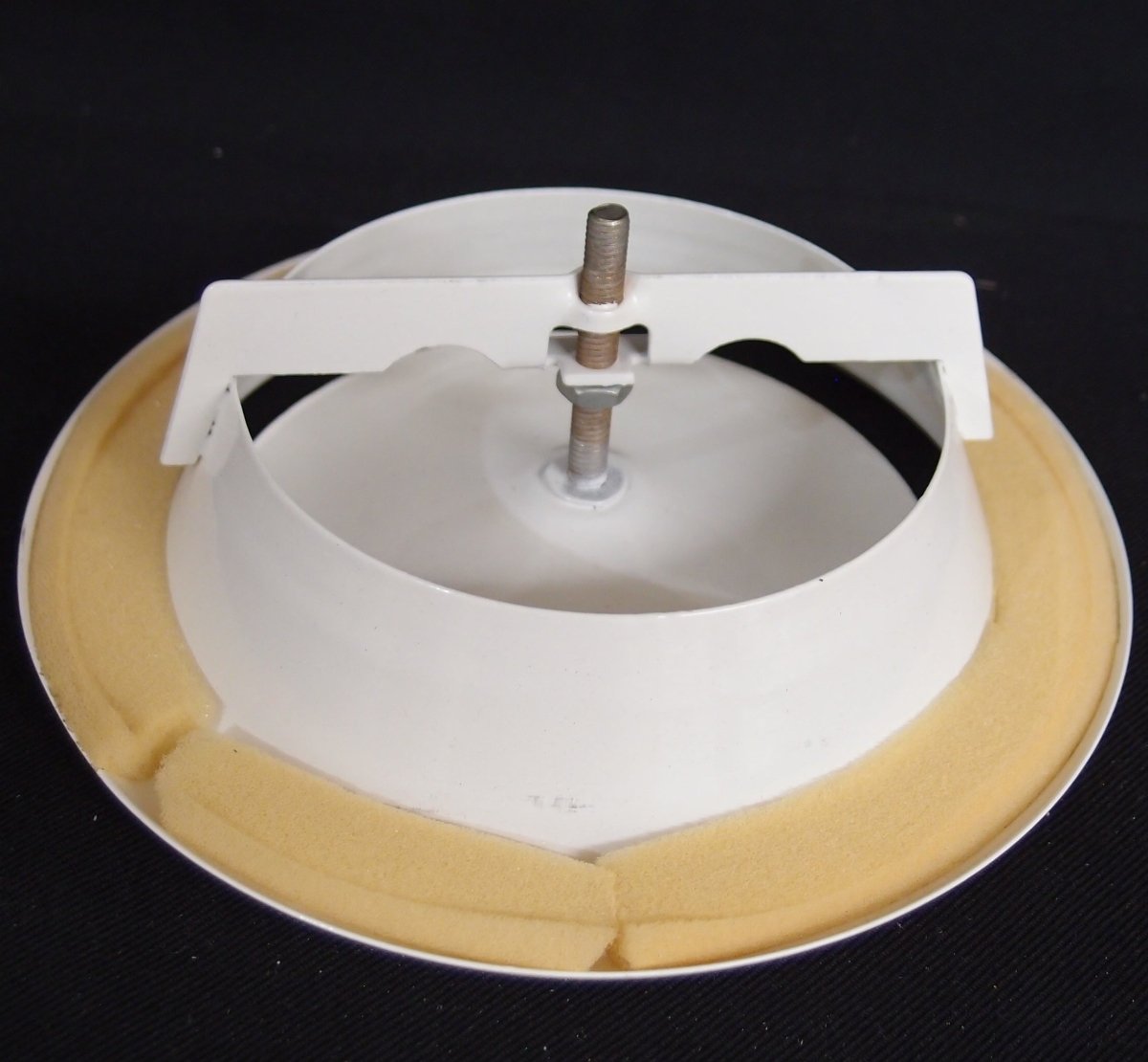 6&quot; Round Return Air Vent Grille With Sponge Gasket And Mounting Frame - HVAC Vent Duct Register Cover [Outer Dimensions: 8&quot;] - HVAC PremiumRRG6