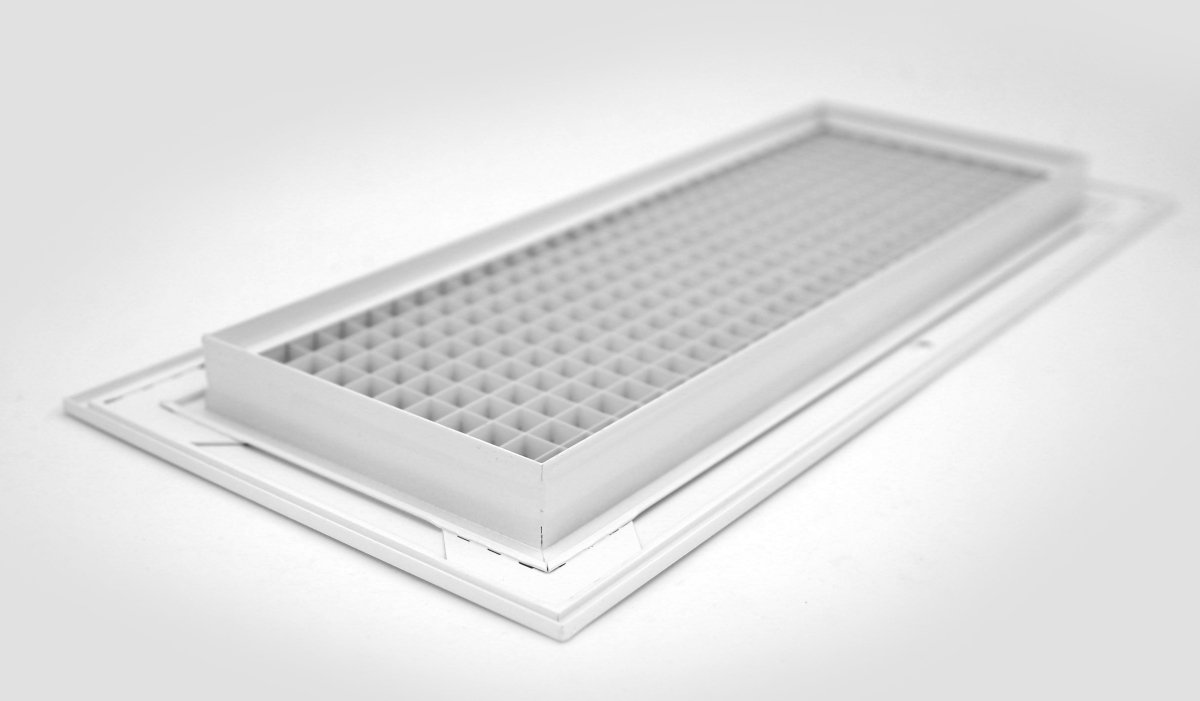 6&quot; x 22&quot; or 22&quot; x 6&quot; Cube Core Eggcrate Return Air Grille - HVAC PremiumCRG622