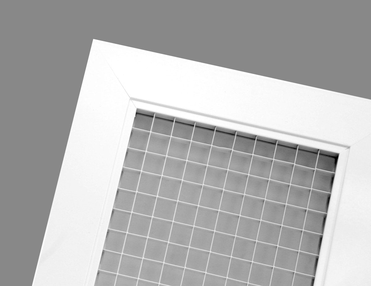 6&quot; x 22&quot; or 22&quot; x 6&quot; Cube Core Eggcrate Return Air Grille - HVAC PremiumCRG622