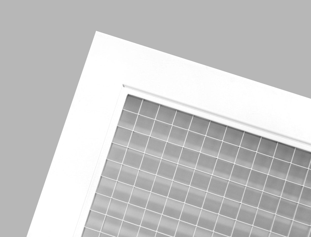 6" x 36" or 36" x 6" Cube Core Eggcrate Return Air Grille - HVAC PremiumCRG636