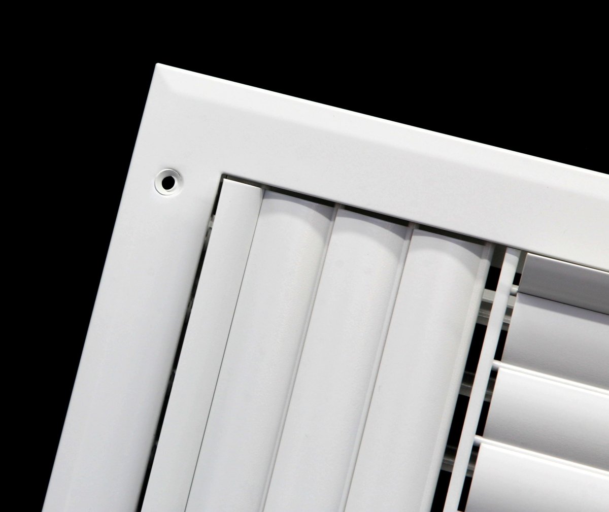 6&quot; X 6&quot; [Duct Opening] 4 - Way Air Vent Adjustable Aluminum Curved Blades Integral Multi - Shutter Damper HVAC Diffuser [Outer Dimensions: 7.75&quot;W X 7.75&quot;H] - HVAC PremiumMFACRA66W4