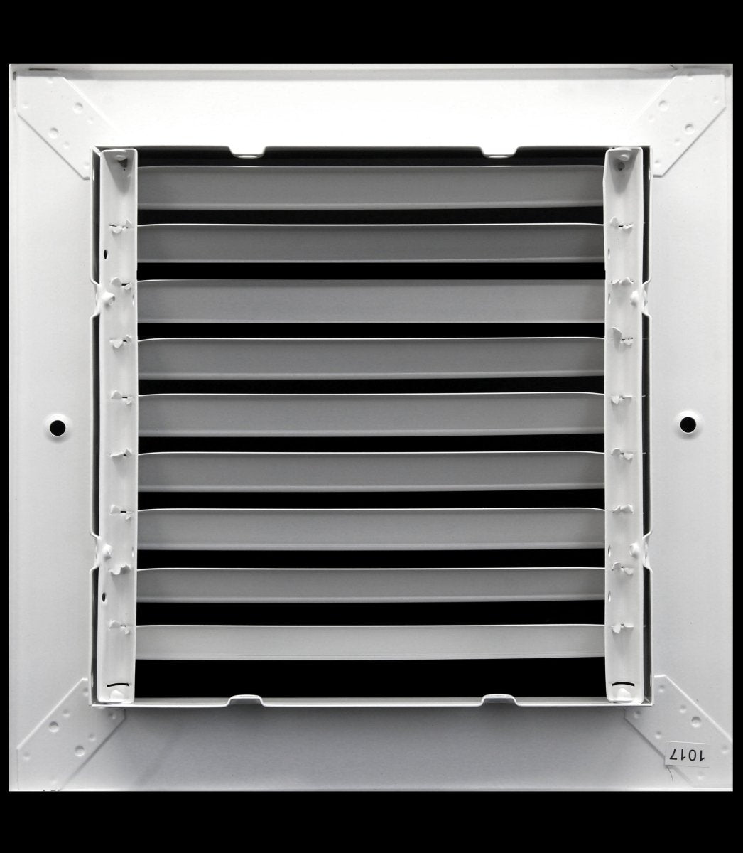 6&quot; x 6&quot; Steel Fixed Bar Return Grille - Sidewall and Ceiling - HVAC PremiumRG66Steel FBA