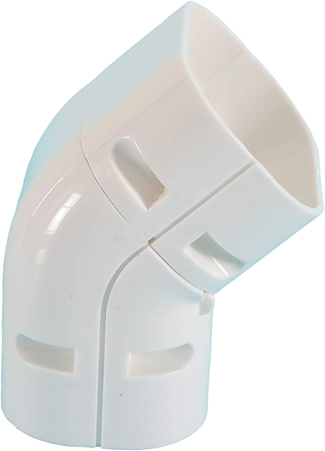 HVAC Premium ABS Plastic Decorative Line Set Cover Universal Set for Ductless Mini Split Air Conditioners - Pipe Cover