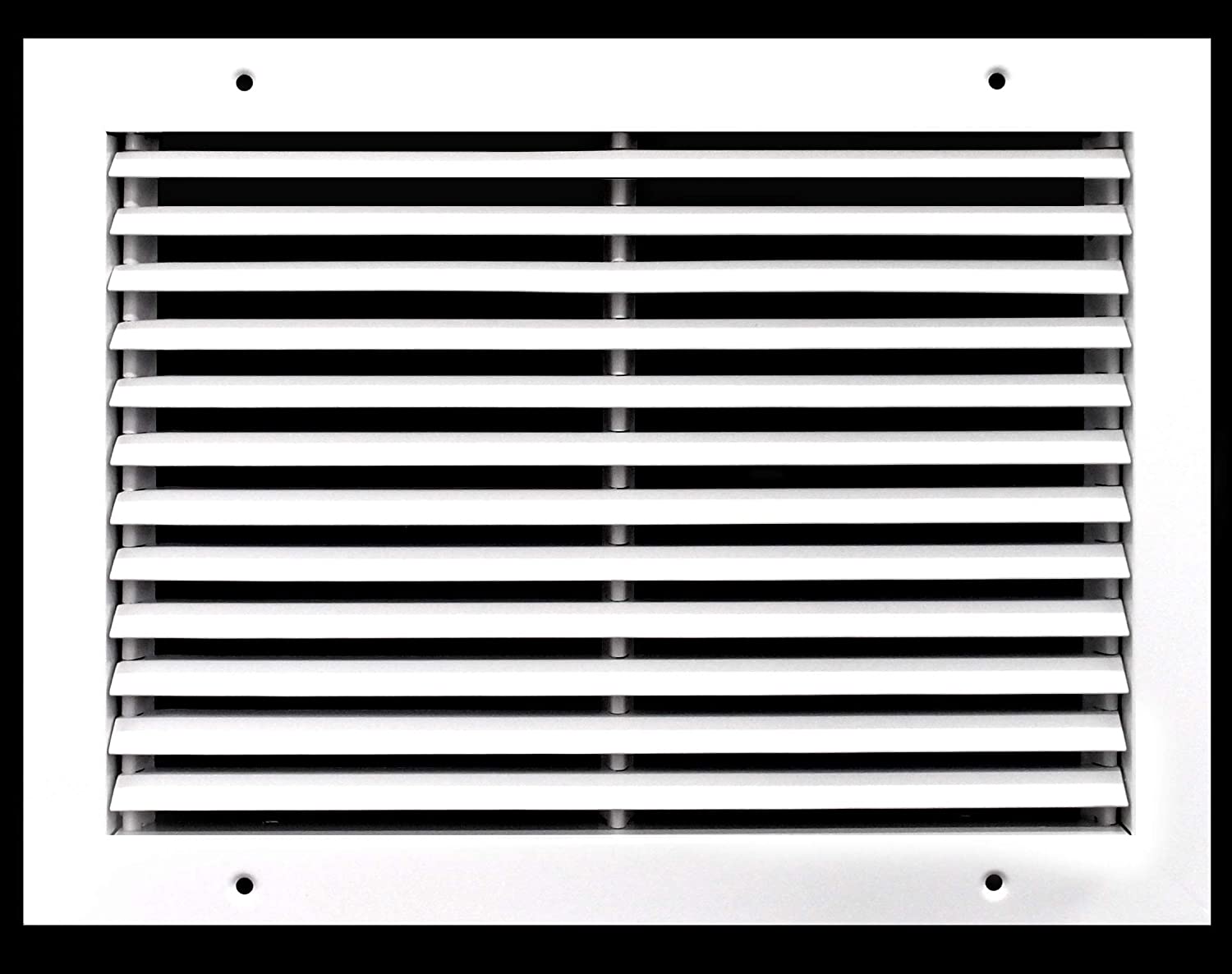 14" x 8" Fixed Bar Return Grille - Sidewall and Ceiling