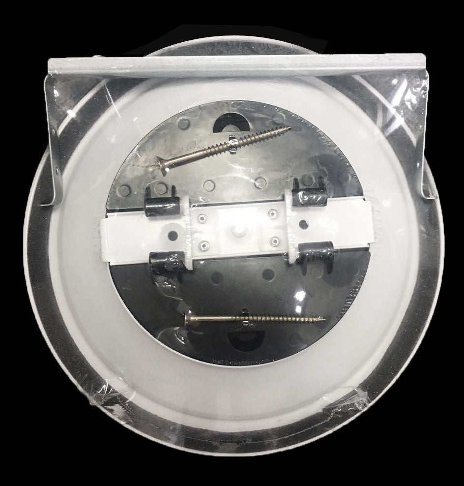 8&quot; Circular Round Aluminum HVAC Supply Grille Air Diffuser - With Butterfly Damper - Vent Duct Cover [Outer Dimensions: 10&quot;] - HVAC PremiumRS AL8