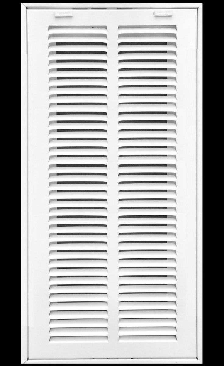 8" X 30" Steel Return Air Filter Grille for 1" Filter - Removable Frame - [Outer Dimensions: 10 5/8" X 32 5/8"] - HVAC PremiumRFG830 HP