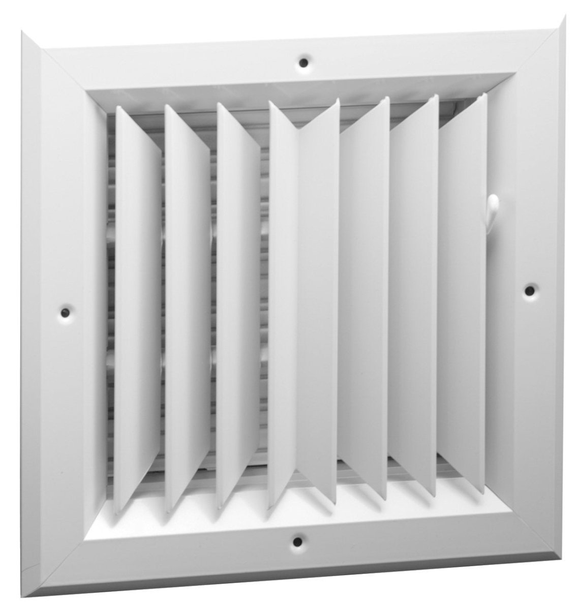 8&quot; x 8&quot; 2 - WAY ALUMINUM BAR CEILING DIFFUSER - Vent Duct Cover - With Opposing Dampers via Lever Control - HVAC PremiumSV882 FBA