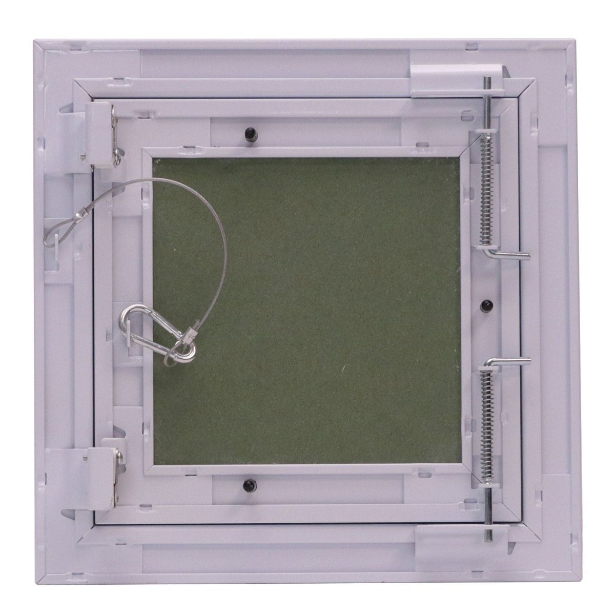 8&quot; X 8&quot; Aluminum Access Panel Gypsum Board/Sheet Rock Door For Wall / Ceiling Application (PUSH - LOCK DOOR) With Frame - [Outer Dimensions: 9&quot; Width X 9&quot; Height] - HVAC PremiumAD - A - 333 - 8x8