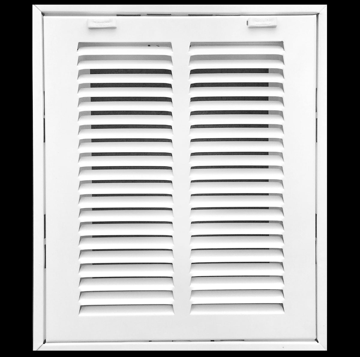 8&quot; x 12&quot; Steel Return Air Filter Grill for 1&quot; Filter Removable Face/Door