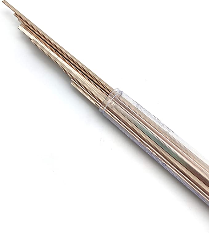 Silver 1lbs Wolverine Silver Brazing Solder Rods - HVAC - 15 % Silvaloy 28 Sticks