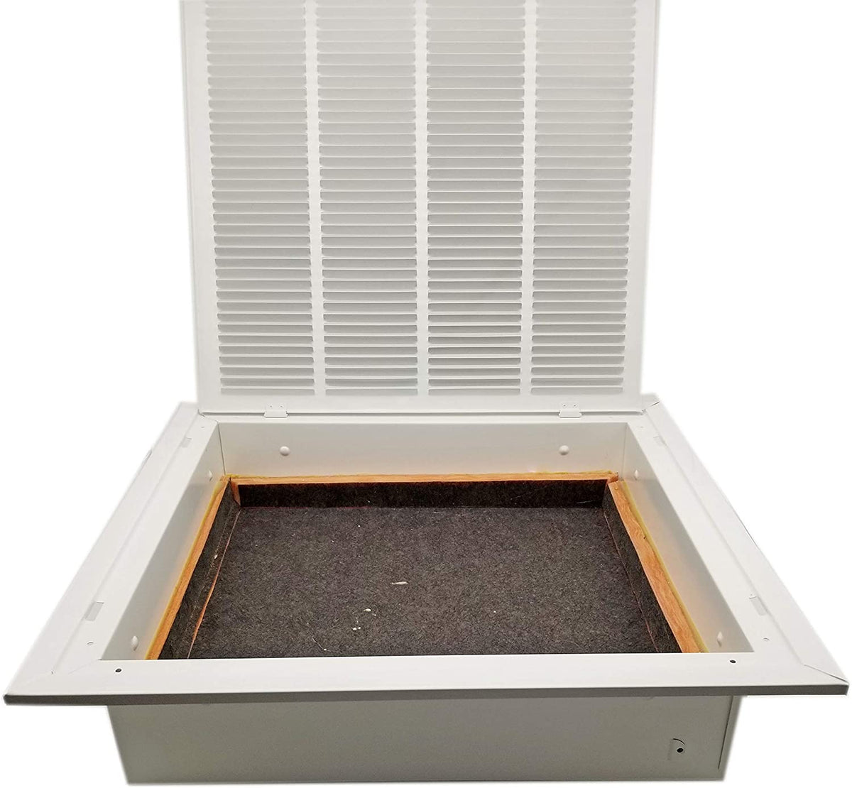 Return Air Filter Grille with Plenum Box - 24 x 24 T-Bar Lay-in Drop Ceiling