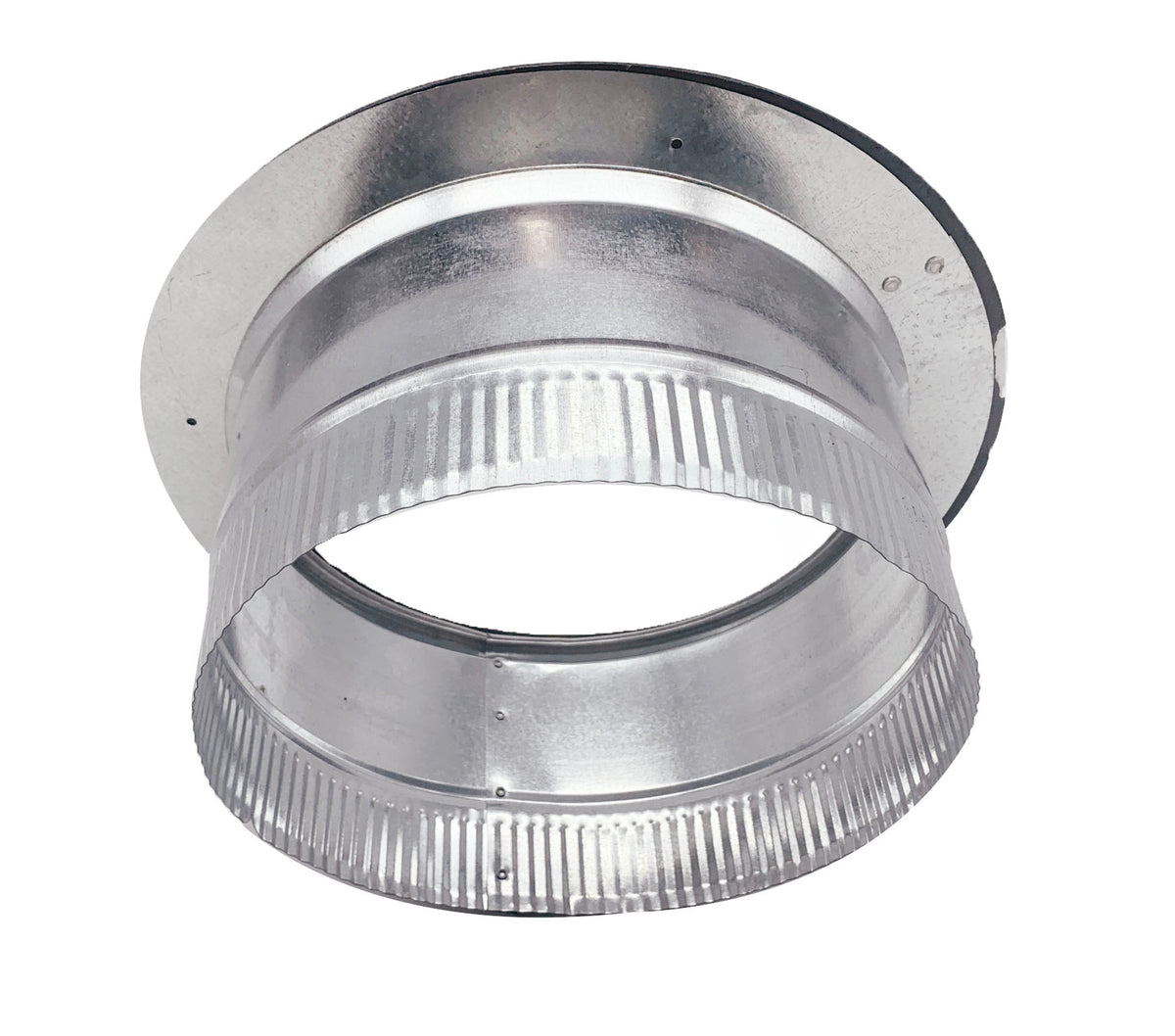 HVAC premium Stick-on Collar Duct | Galvanized Steel Metal Collar Duct 30-Gauge | 16&quot; is Compatible with 16&quot;