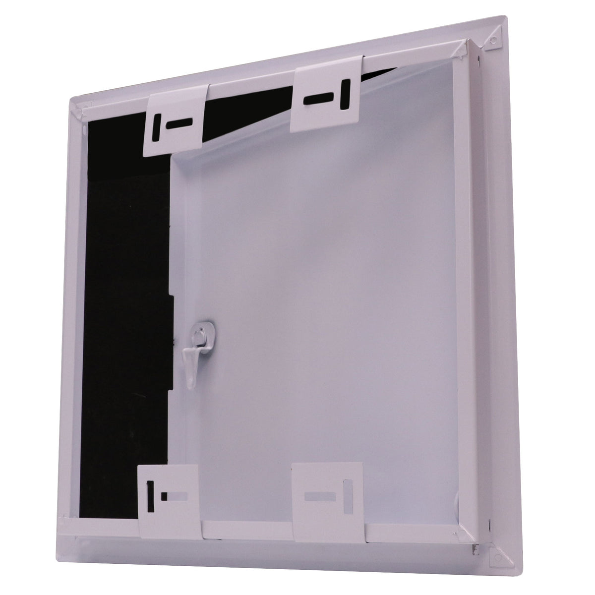 12&quot; X 12&quot; Steel Access Panel Removable Door For Concealed Wall / Ceiling Application With Slotted Lock - [Outer Dimensions: 13&quot; Width X 13&quot; Height]