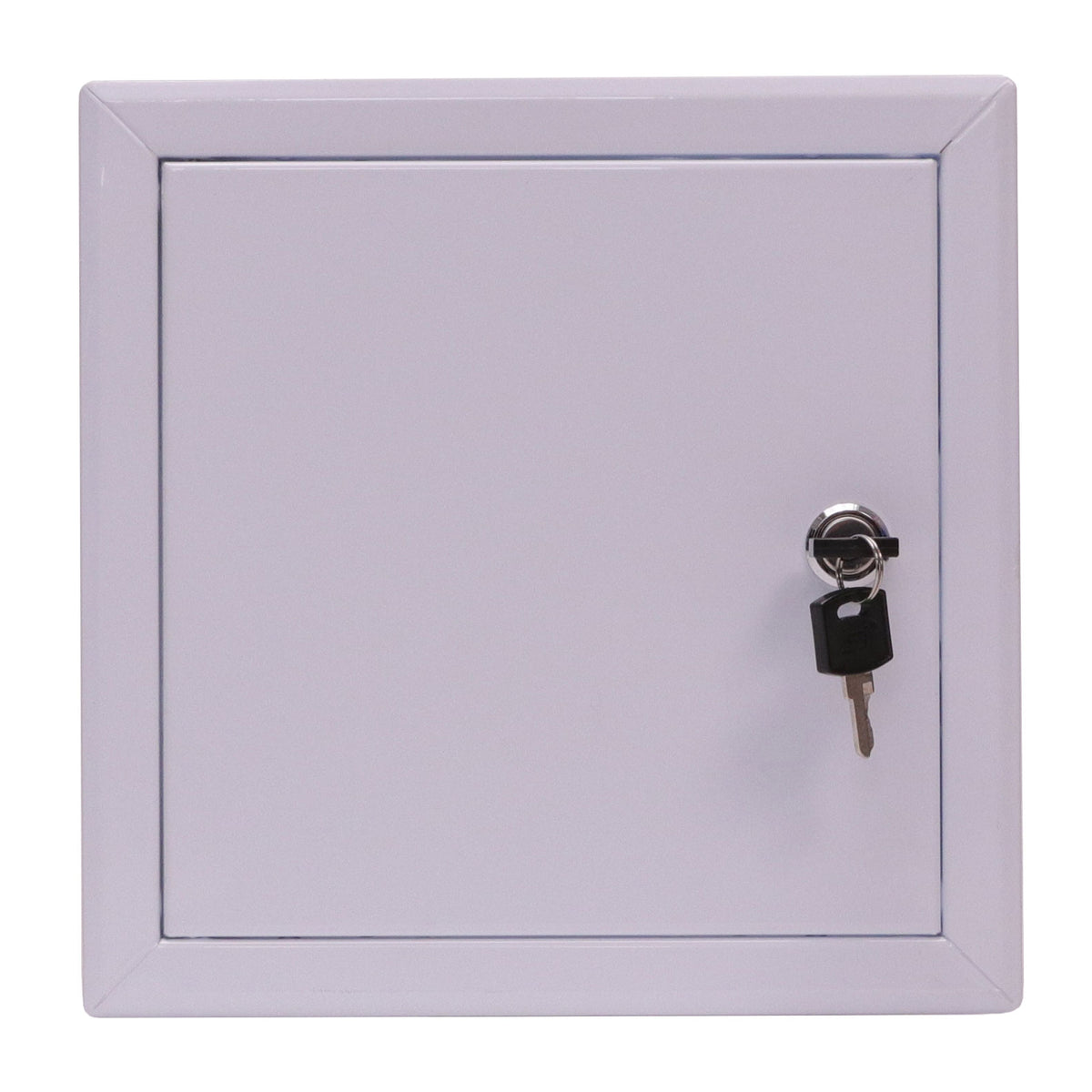 8&quot; X 8&quot; Steel Access Panel Removable Door For Wall / Ceiling Application (Lock and Key) With Frame - [Outer Dimensions: 9&quot; Width X 9&quot; Height]