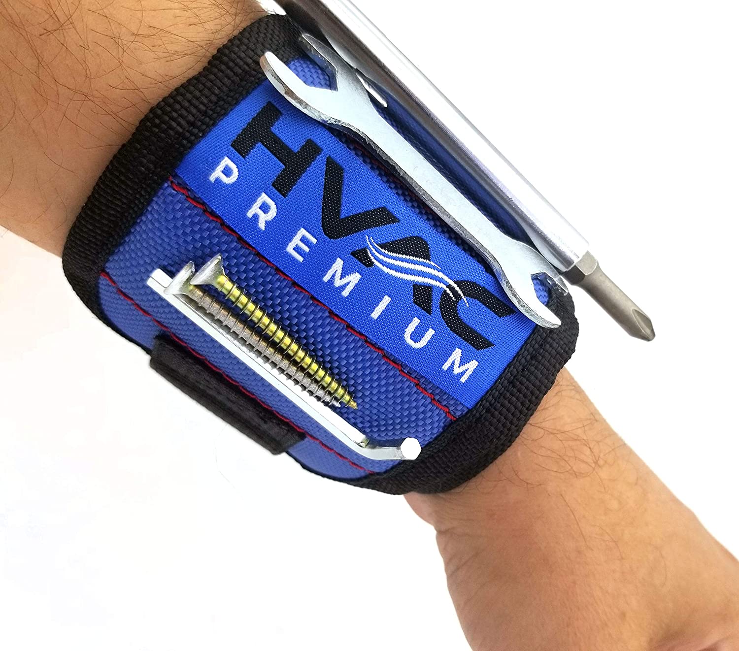 magnetic wristband for screws and tools