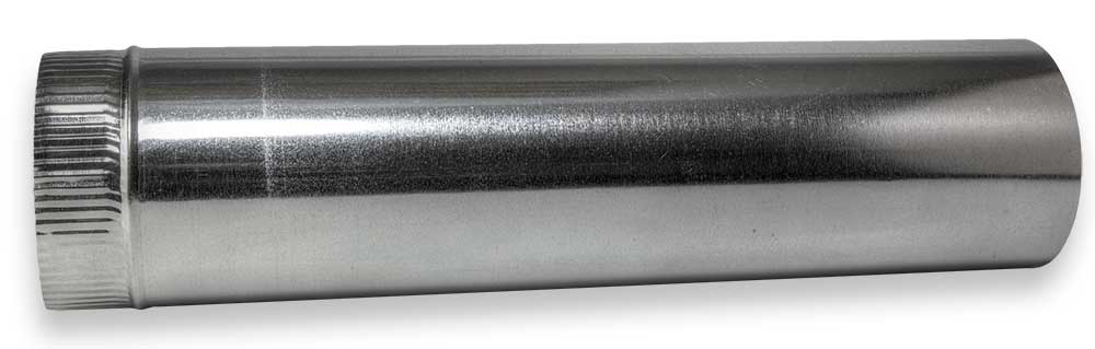 5" Round Duct Pipe | 60" Long Snap Lock Pipe 30g Gauge Galvanized Sheet Metal | Dryer Vent Pipe is Compatible with Duct 5" - 25 per Box