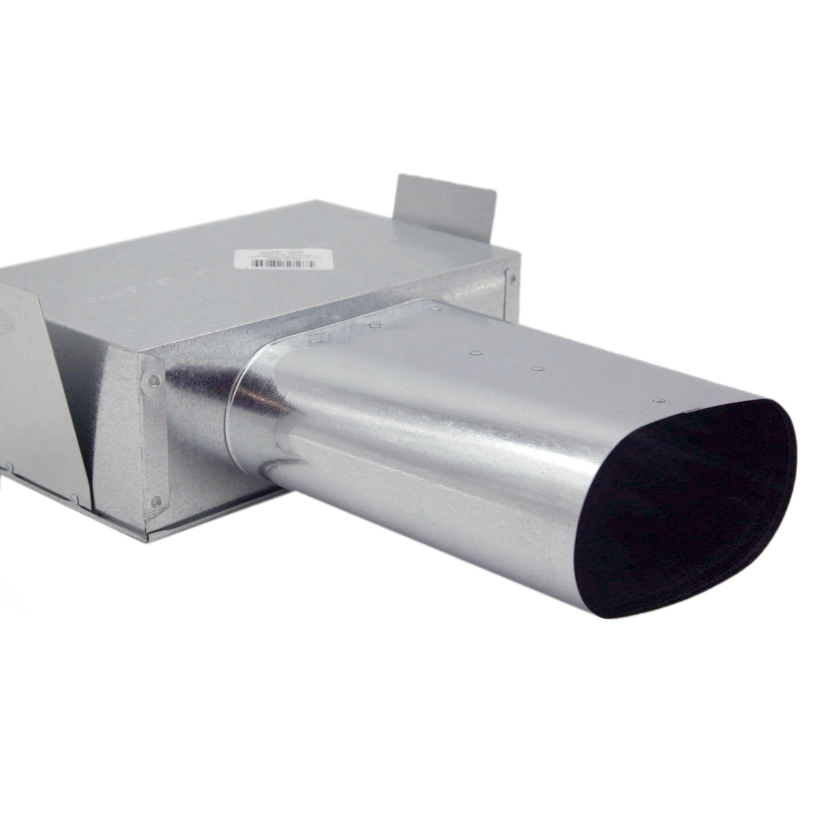HVAC Premium Double Oval Stack Head 7&quot; Throat Duct Fitting | Galvanized Sheet Metal Oval Stack Head | 10&quot; X 6&quot; - 7&quot; HI-LO Oval STHD is Compatible with Duct 7&quot;