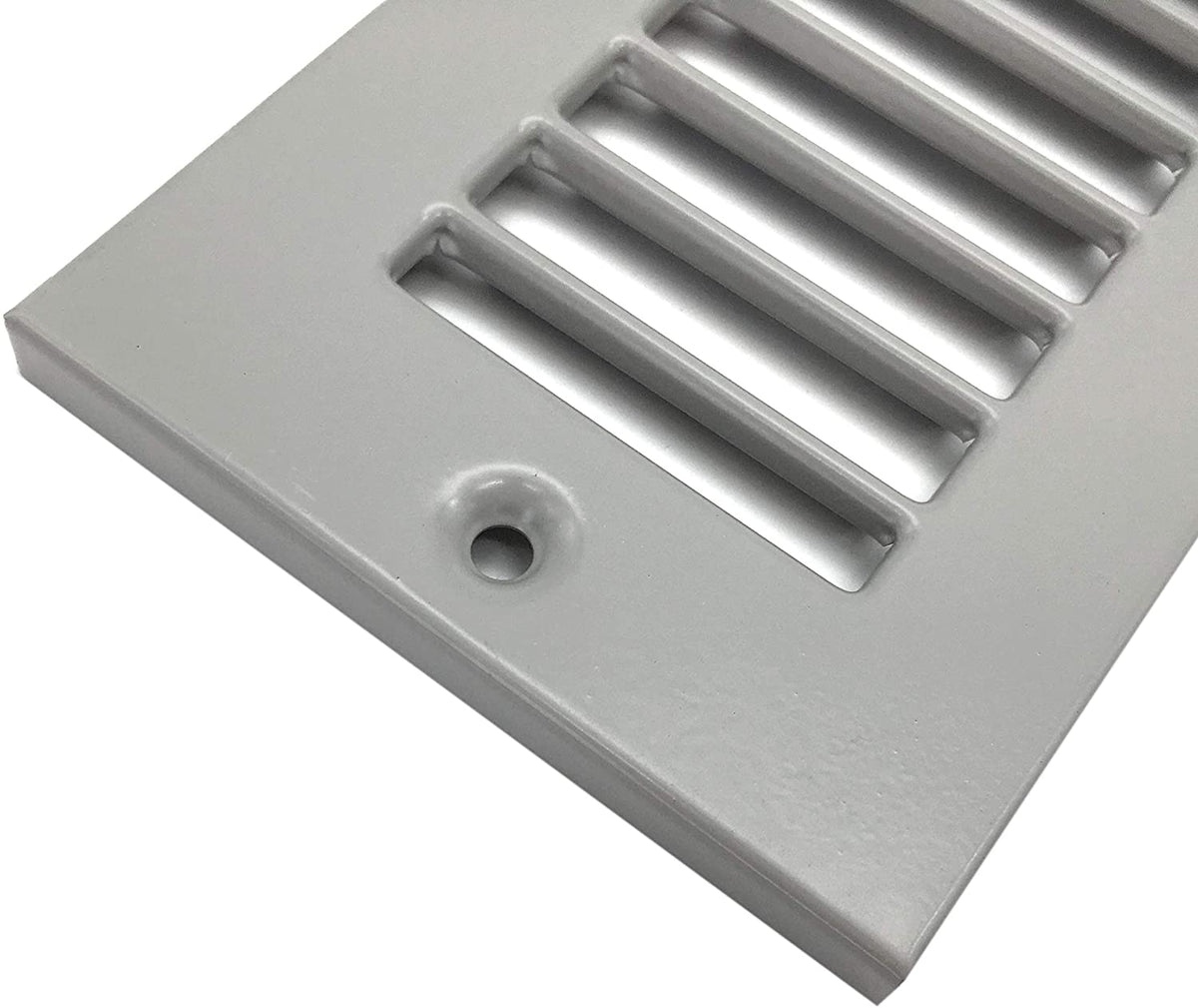 6&quot; X 8&quot; Toe Space Grille - HVAC Vent Cover - Grey