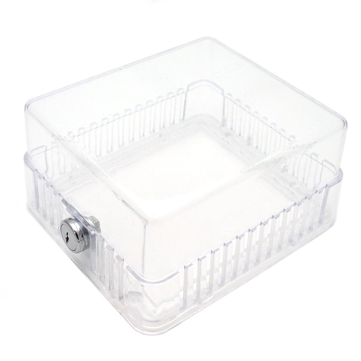 Clear Plastic Classic Thermostat Cover - Solid and Ring Bases - 5 - 1/4" - 4 - 3/8" - HVAC Premium13008 - HP