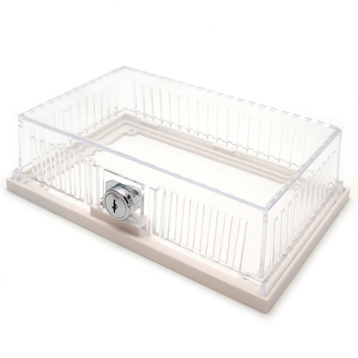 Clear Plastic Designer Thermostat Cover - Solid and Ring Bases - 7 - 1/16" W x 4 - 1/8" H x2 1/8"D - HVAC PremiumF29 - 0231