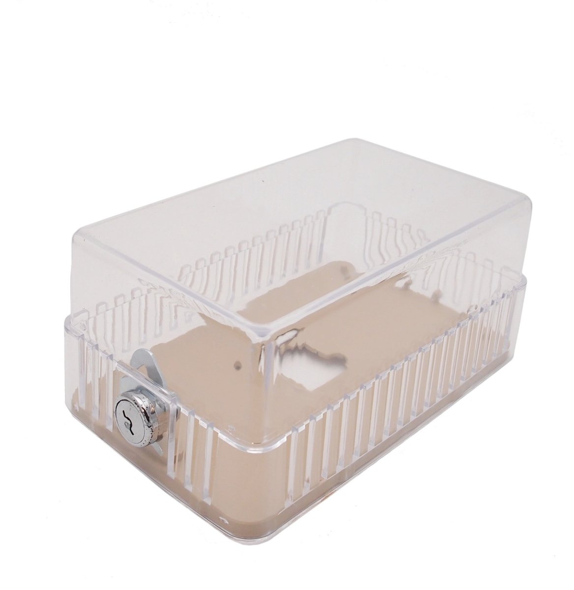 Clear Plastic Regal Thermostat Cover - Ring & Solid Bases - 6 - 3/8" x 3 - 1/2" - HVAC PremiumF29 - 0143