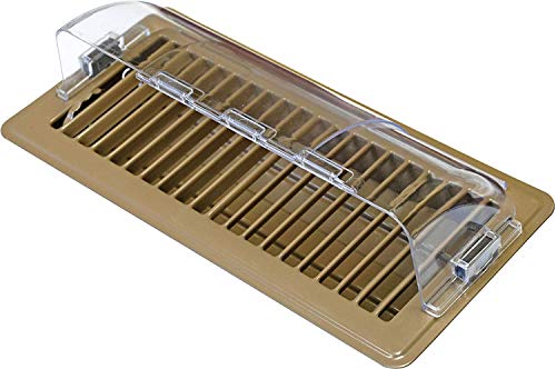 Shatterproof Magnetic Air Deflector Adjustable 10” to 14” for Floor Registers &amp; Vent Duct Covers