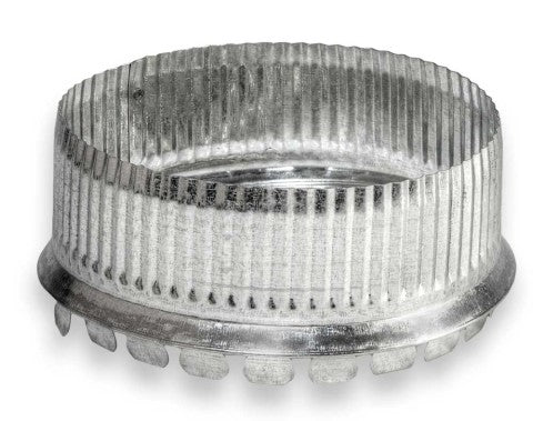 HVAC Duct Start Collar Take Off | 6&quot; Sheet Metal Snap Together Start Collar is Compatible with 6&quot; Duct - HVAC Premium6CLNCHCLR