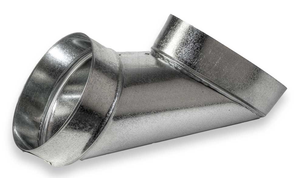 HVAC Premium 7" Oval to Round End Boot - HVAC Premium7RTOENDBOOT