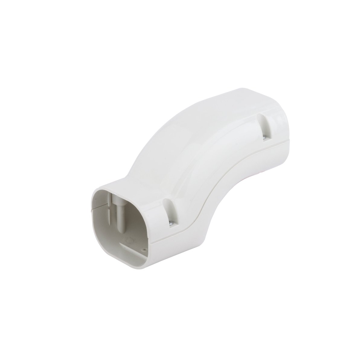 HVAC Premium ABS Plastic Decorative Line Set Cover Bridge Socket for Ductless Mini Split Air Conditioners - Pipe Cover - 4&quot; - Beige - HVAC PremiumPC4BG - BSCK