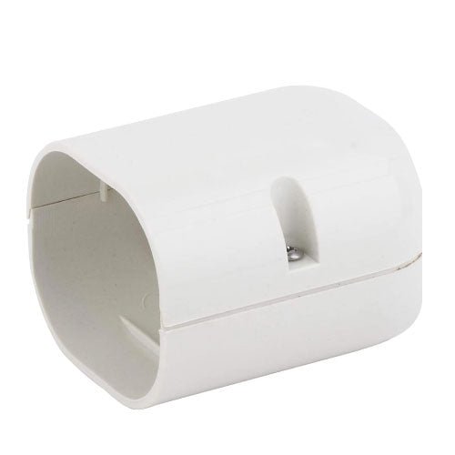 HVAC Premium ABS Plastic Decorative Line Set Cover Socket for Ductless Mini Split Air Conditioners - Pipe Cover - 4&quot; - Beige - HVAC PremiumPC4BG - SCK