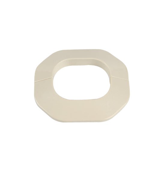 HVAC Premium ABS Plastic Decorative Line Set Cover Wall Cap for Ductless Mini Split Air Conditioners - Pipe Cover - 4" - Beige - HVAC PremiumPC4BG - WCA