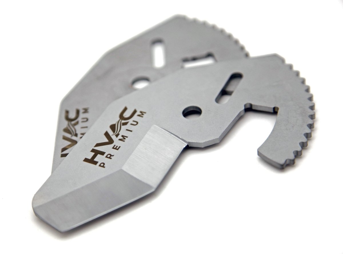 HVAC Premium PVC Cutter Replacement Blades - 45mm - For Ratcheting Tubing Cutter - 2 pcs set - HVAC PremiumPVCCU - 45 - BLD