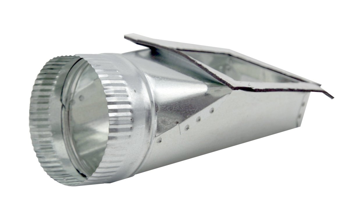 HVAC Premium Stick - on Take - Off with Damper | Take Off Duct | This 7" Galvanized Steel Metal Duct is Compatible with Duct 7" - HVAC Premium7TOWD