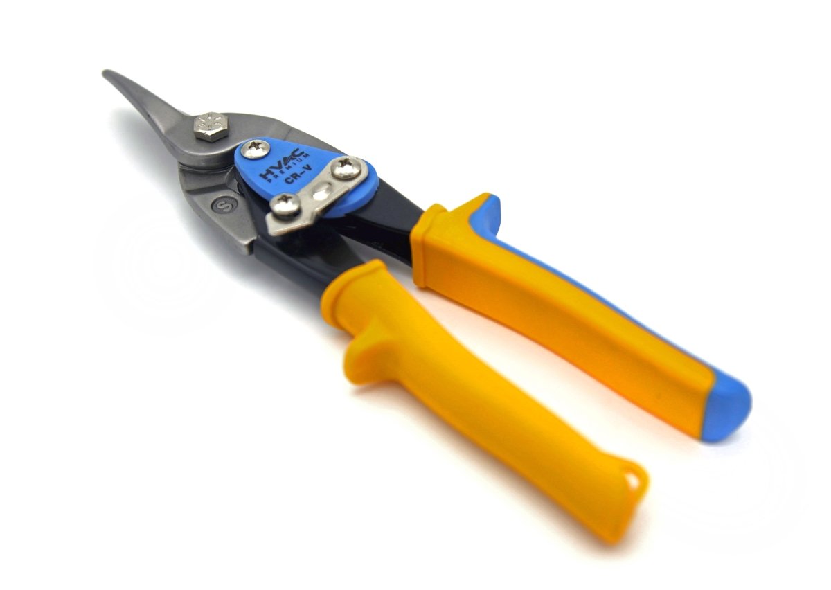 HVAC Premium Straight Cut Aviation Snips - Metal, Tin Cutting Shears - HVAC PremiumSNIPST HP