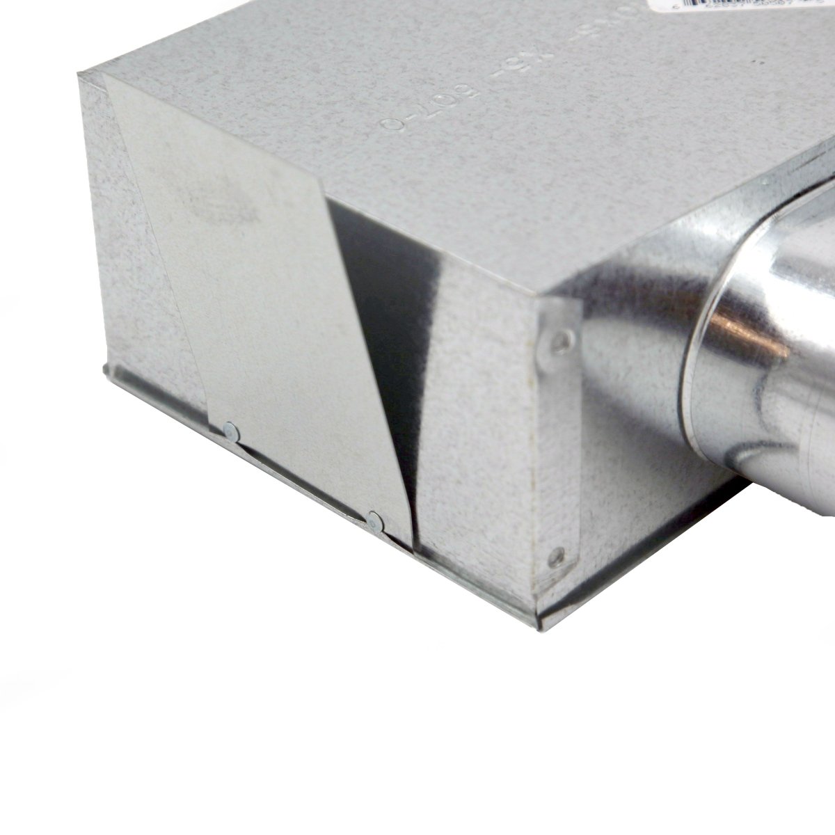 Oval Stack Head - 12&quot; X 6&quot; X 7&quot; is Compatible with Duct 7&quot; - HVAC Premium6127OVSTH