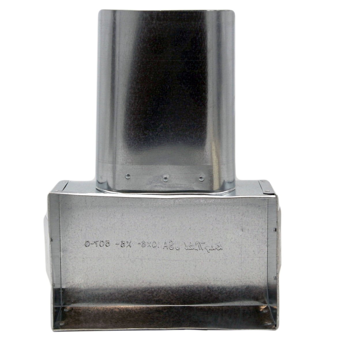 Oval Stack Head - 12&quot; X 6&quot; X 7&quot; is Compatible with Duct 7&quot; - HVAC Premium6127OVSTH
