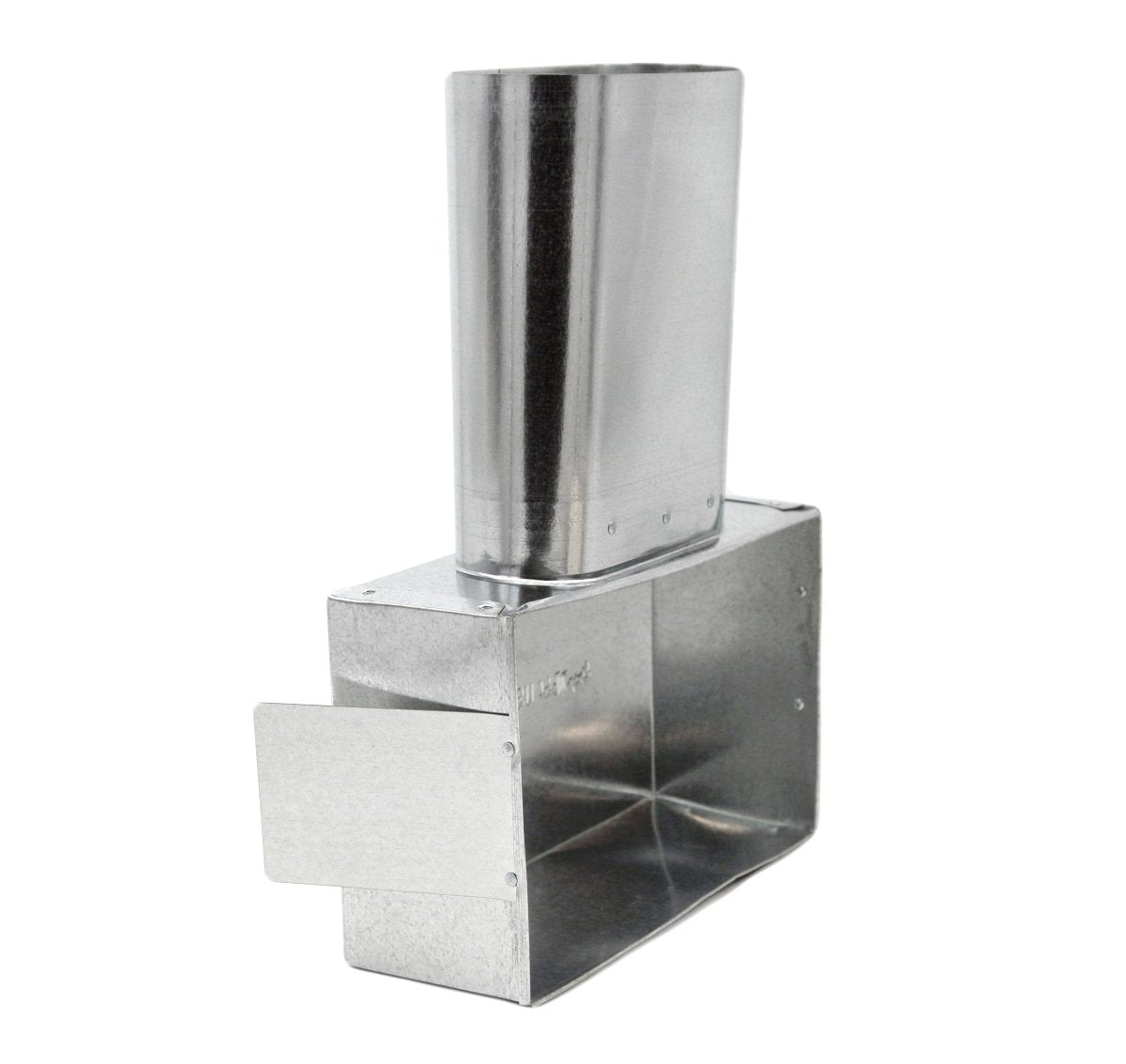 Oval Stack Head - 12&quot; X 6&quot; X 7&quot; is Compatible with Duct 7&quot; - HVAC Premium6127OVSTH