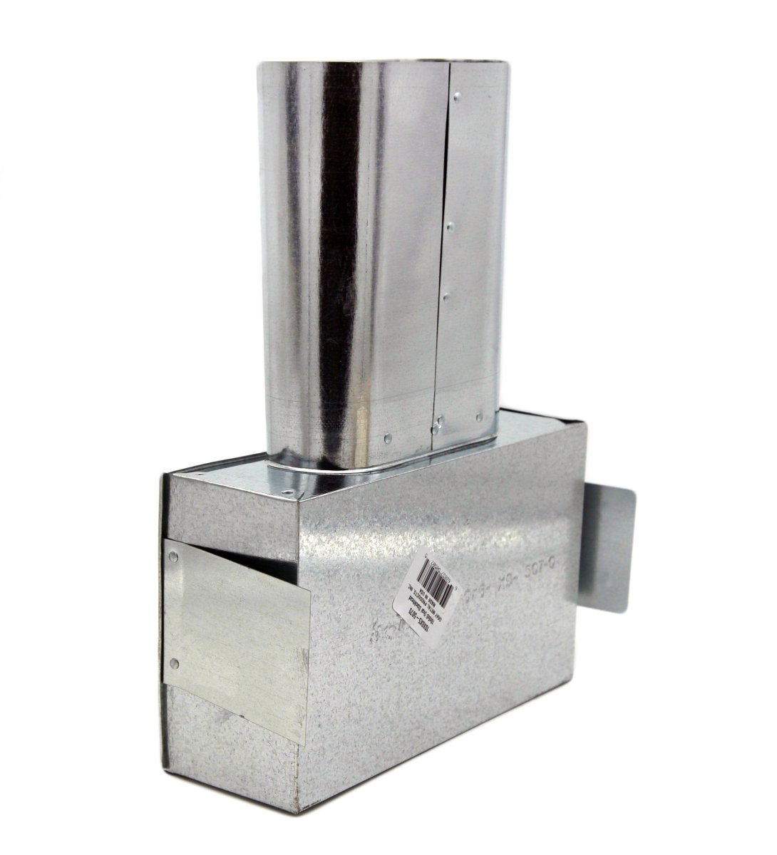 Oval Stack Head - 12&quot; X 6&quot; X 7&quot; is Compatible with Duct 7&quot; - HVAC Premium6127OVSTH