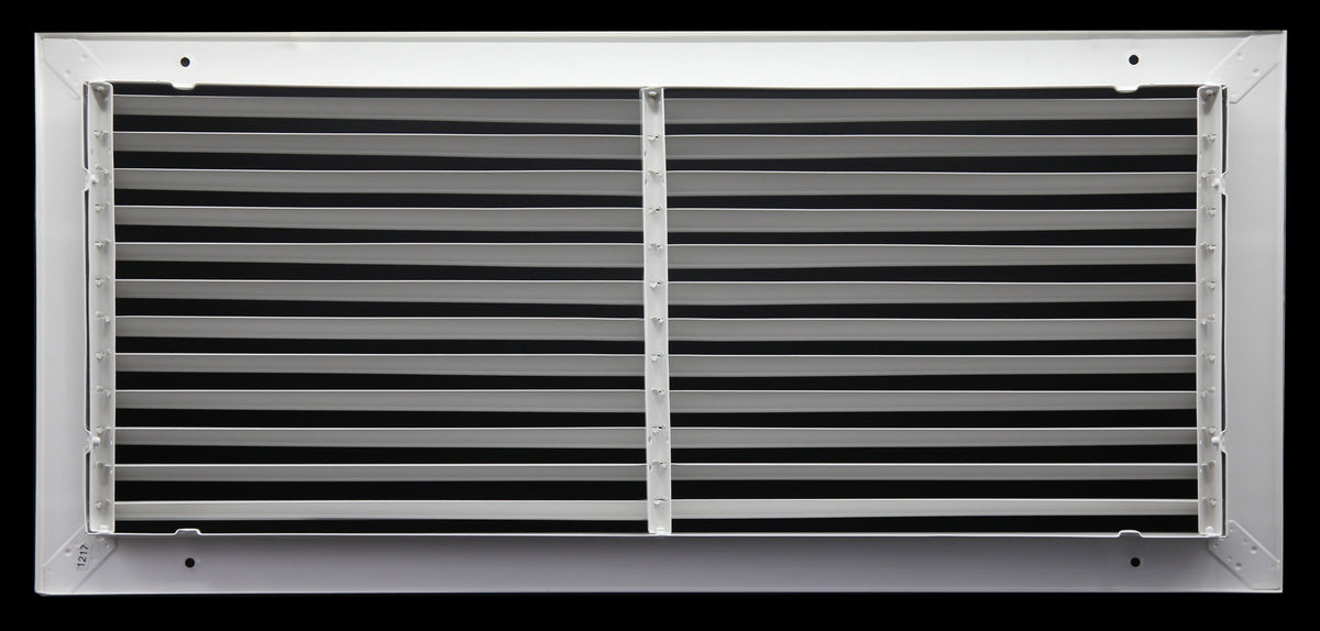 20&quot; x 12&quot; Fixed Bar Return Grille - Sidewall and Ceiling