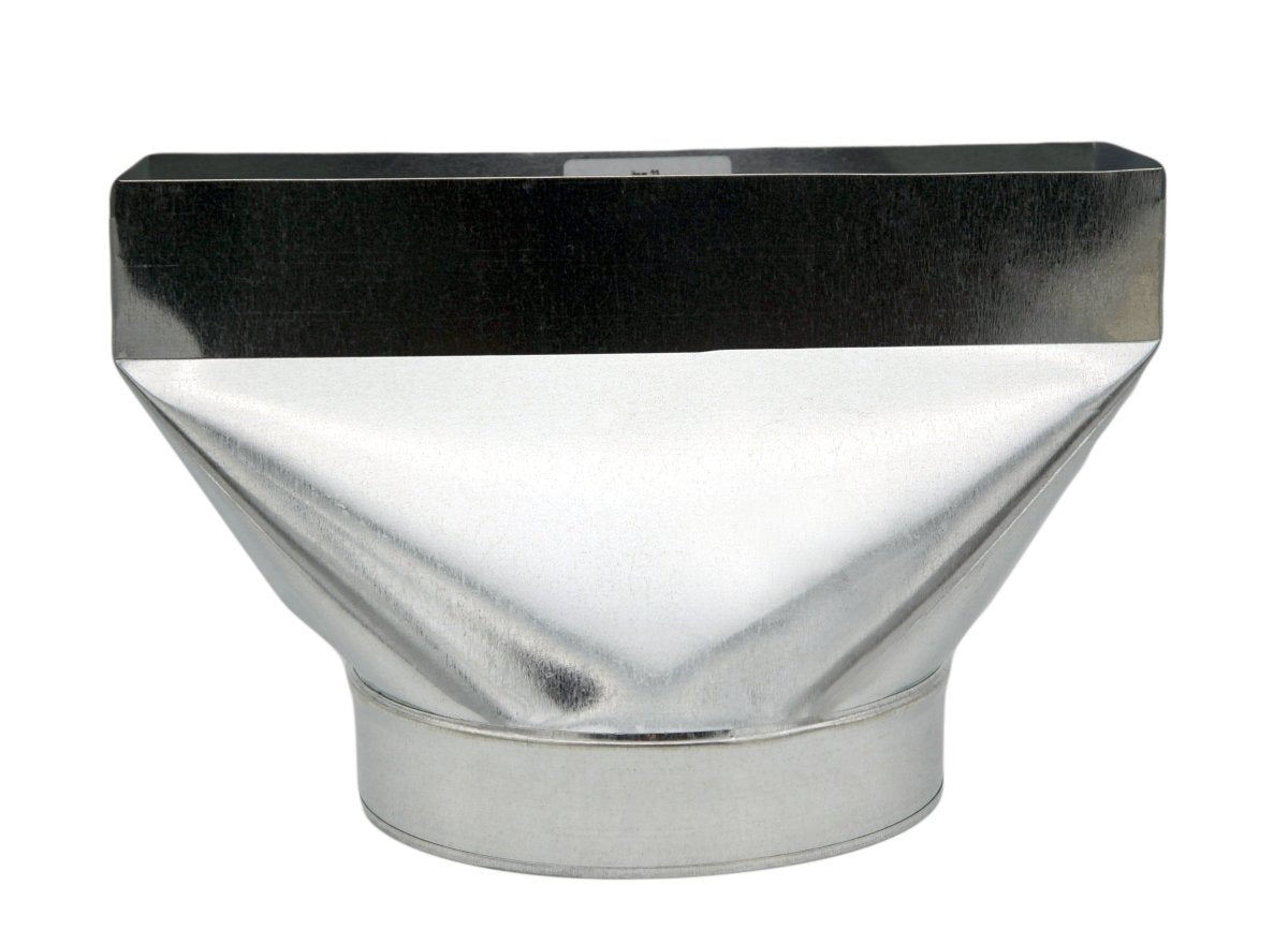 Straight Register Boot - 12&quot; X 6&quot; X 7&quot; Round - HVAC Premium1267FLRSTRT